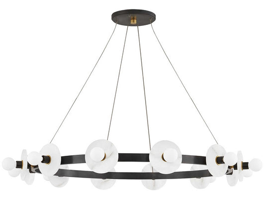 Hudson Valley Austen 12-Light Aged Old Bronze Contemporary Chandelier
