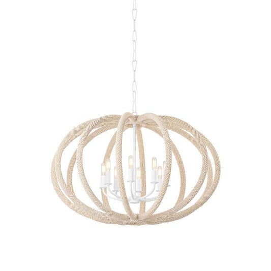 Hudson Valley Lighting Lewiston 8 Light 34" Wide Abstract Chandelier
