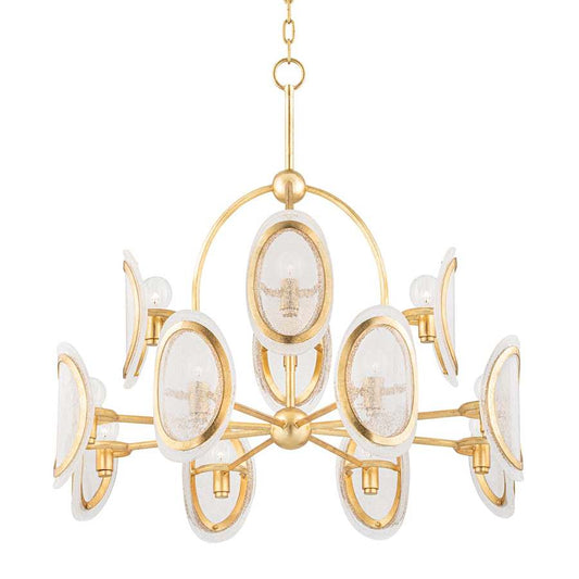 Hudson Valley Lighting Danes 12 Light 34" Wide Chandelier