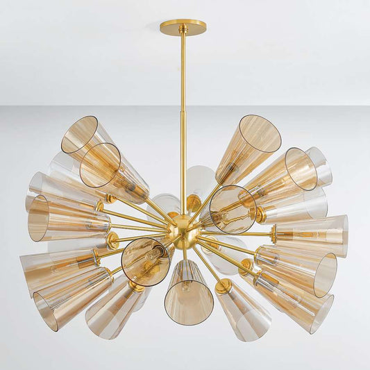 Hudson Valley Lighting Hartwood 25 Light 45" Wide Sputnik Chandelier