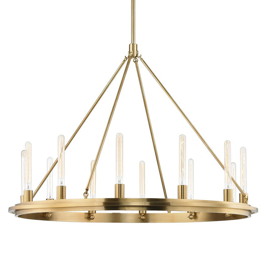 Hudson Valley Lighting Chambers 12 Light 45" Wide Ring Chandelier