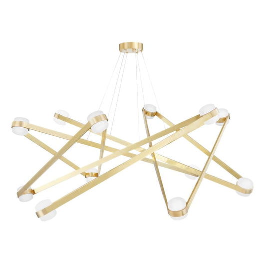 Hudson Valley Lighting Orbit 12 Light 58" Wide LED Abstract Chandelier