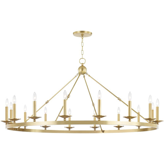 Hudson Valley Lighting Allendale 16 Light 58" Wide Taper Candle Chandelier