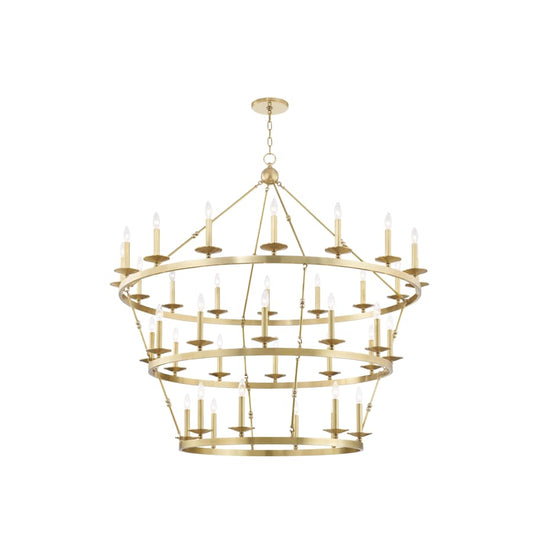 Hudson Valley Lighting Allendale 36 Light 58" Wide Taper Candle Chandelier