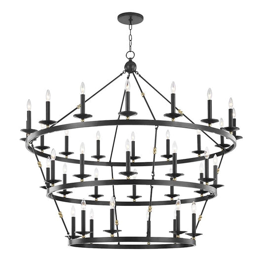 Hudson Valley Lighting Allendale 36 Light 58" Wide Taper Candle Chandelier