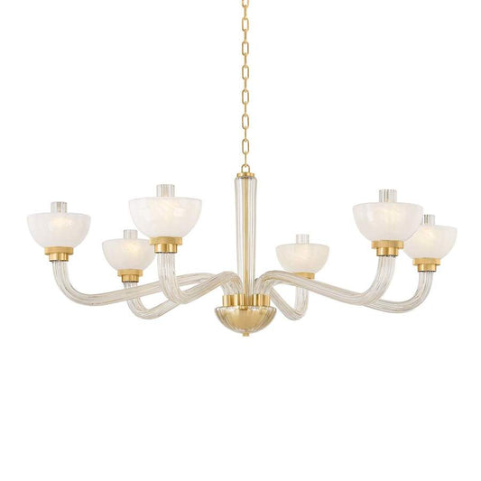 Hudson Valley Lighting St. lawrence 6 Light 49" Wide Chandelier