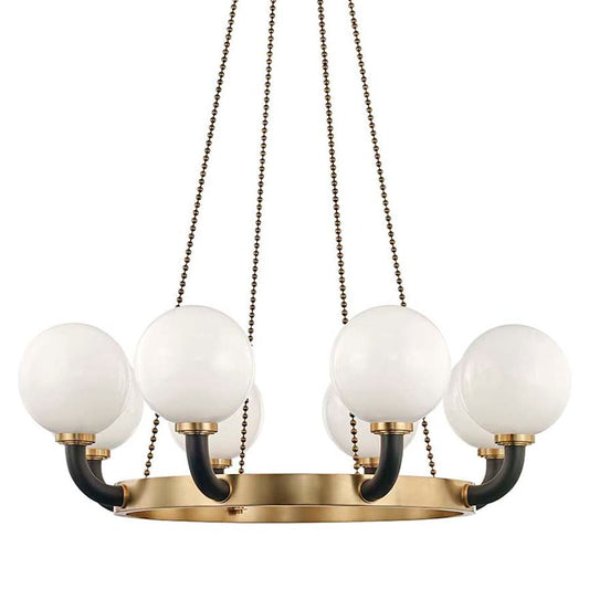 Hudson Valley Lighting Werner 8 Light 46" Wide Beaded Chandelier
