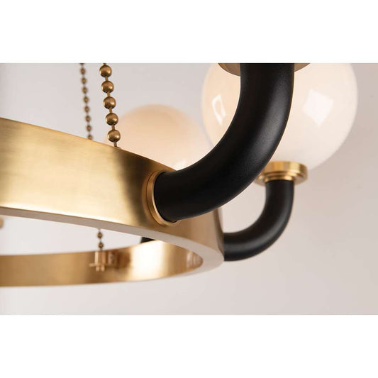 Hudson Valley Lighting Werner 8 Light 46" Wide Beaded Chandelier