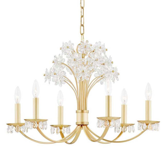Hudson Valley Lighting Beaumont 6 Light 30" Wide Chandelier