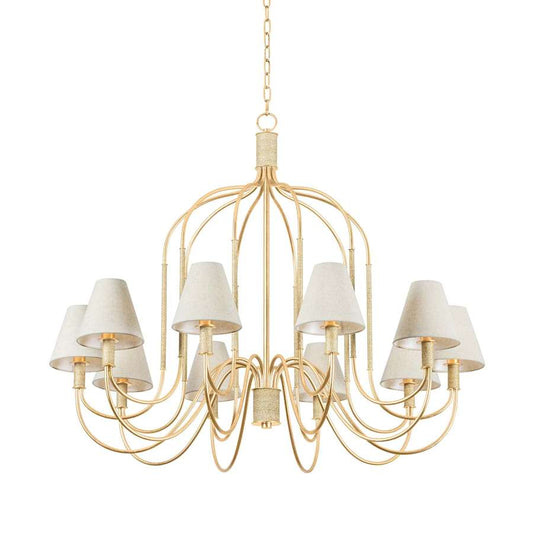 Hudson Valley Lighting Warrensburg 10 Light 44" Wide Chandelier