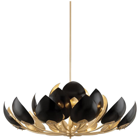 Hudson Valley Lighting Lotus 21 Light 54" Wide Abstract Chandelier