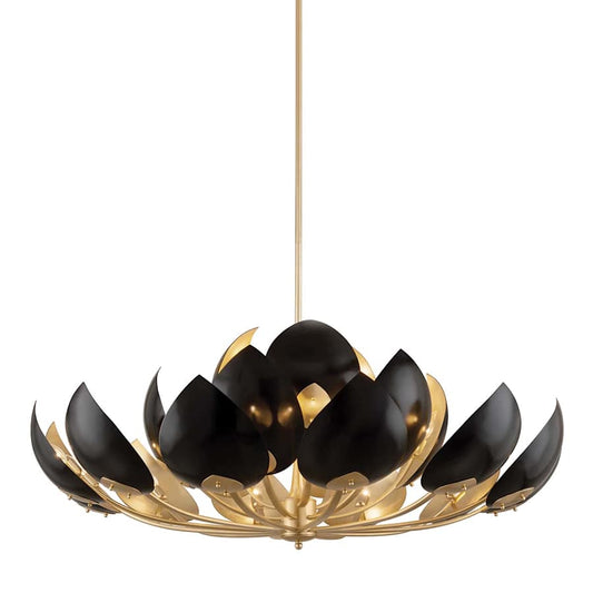 Hudson Valley Lighting Lotus 21 Light 54" Wide Abstract Chandelier
