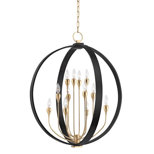 Hudson Valley Lighting Dresden 12 Light 30" Wide Taper Candle Chandelier