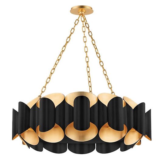 Hudson Valley Lighting Banks 12 Light 35" Wide Drum Chandelier
