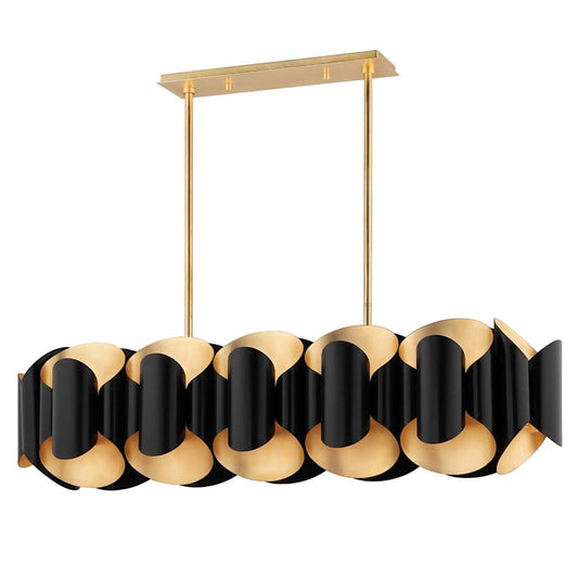 Hudson Valley Lighting Banks 12 Light 46" Wide Linear Chandelier