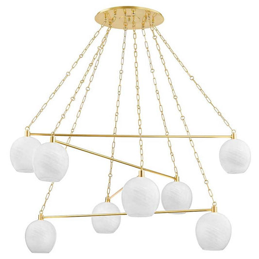 Hudson Valley Lighting Asbury Park 8 Light 55" Wide Chandelier