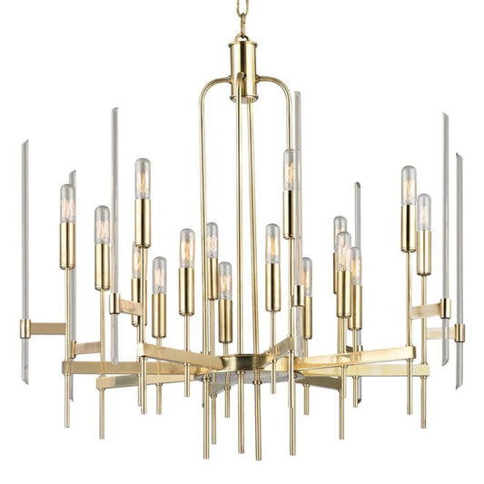 Hudson Valley Lighting Bari 16 Light 30" Wide Taper Candle Chandelier