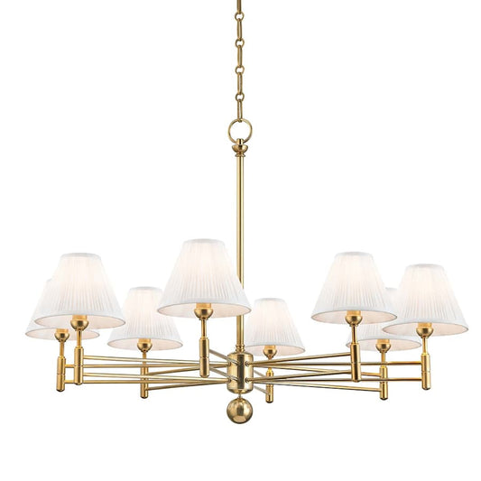 Hudson Valley Lighting Classic No.1 8 Light 40" Wide Chandelier