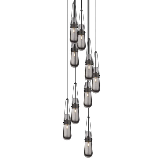 Innovations Lighting Milan 9 Light 19" Wide Multi Light Pendant