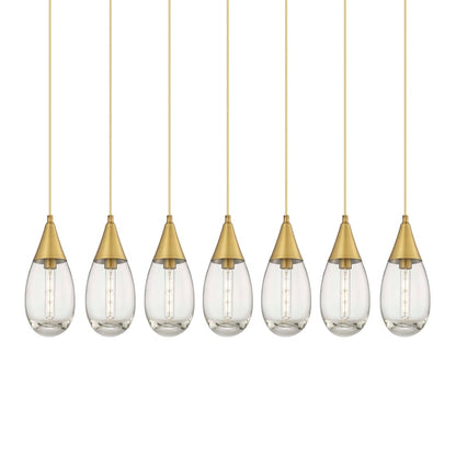 Innovations Lighting Malone 7 Light 50" Wide Linear Pendant