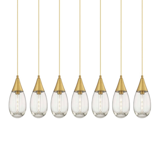 Innovations Lighting Malone 7 Light 50" Wide Linear Pendant