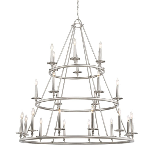 James Allan Chatham 24 Light 48" Wide Chandelier