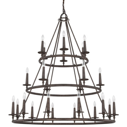 James Allan Chatham 24 Light 48" Wide Chandelier