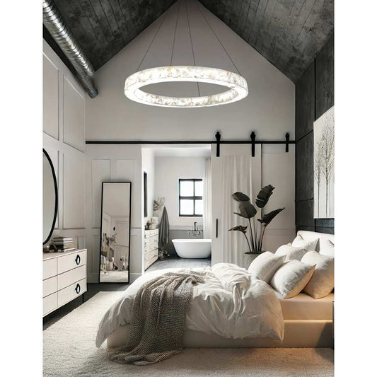 Justice Design Group Medley 42" Wide Ring Chandelier