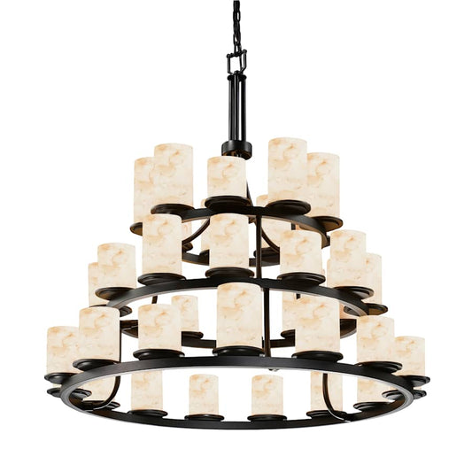 Justice Design Group Chandelier from the Alabaster Rocks! Collection