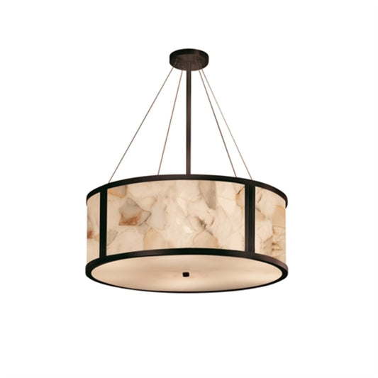 Justice Design Group Tribeca 8 Light 36" Wide Drum Chandelier