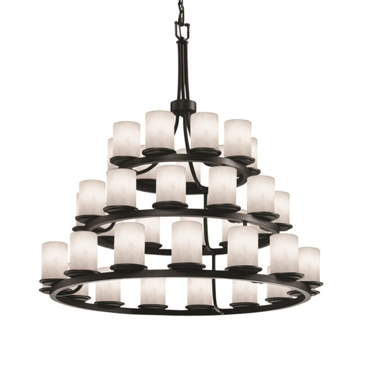 Justice Design Group Clouds 42" Wide Ring Chandelier