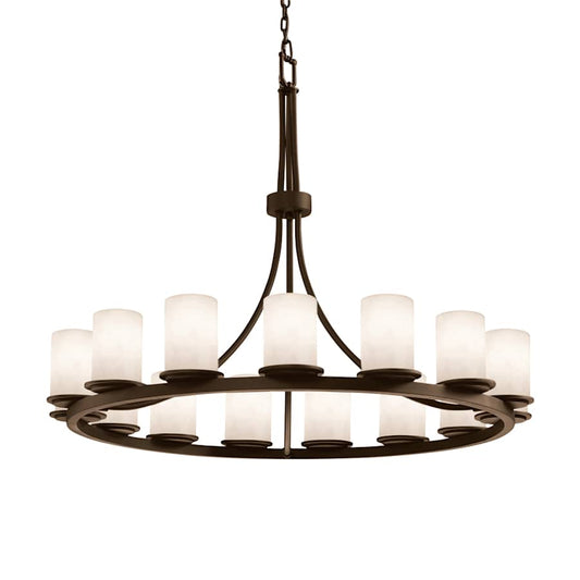 Justice Design Group Clouds 42" Wide Ring Chandelier