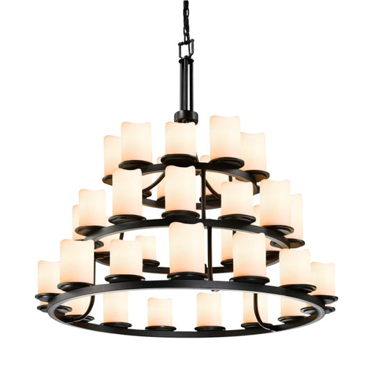 Justice Design Group CandleAria 36 Light 3 Tier Chandelier