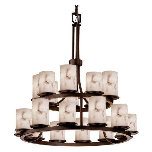 Justice Design Group LumenAria 33" Wide Ring Chandelier