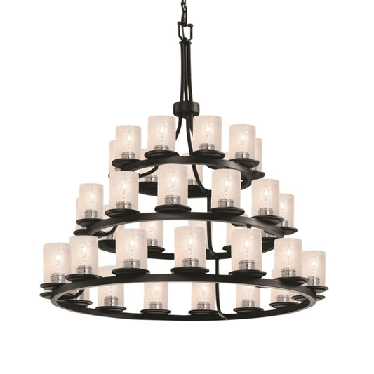 Justice Design Group Fusion 36 Light 42" Wide Pillar Candle Chandelier