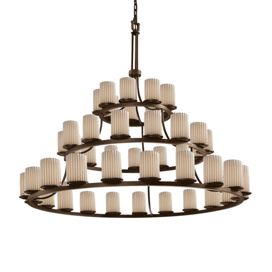 Justice Design Group Limoges 45 Light 3 Tier Chandelier