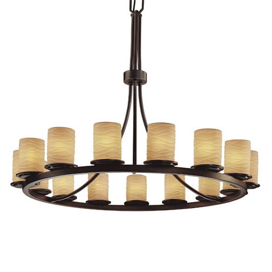 Justice Design Group Limoges 42" Wide Ring Chandelier