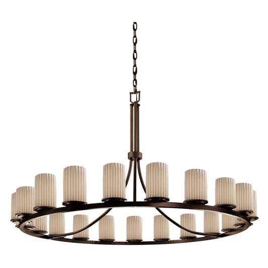 Justice Design Group Limoges 60" Wide Ring Chandelier
