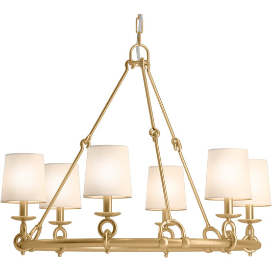 Kohler Lighting Terret 6 Light 36" Wide Taper Candle Ring Chandelier