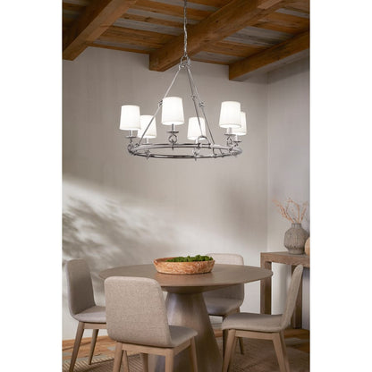 Kohler Lighting Terret 6 Light 36" Wide Taper Candle Ring Chandelier