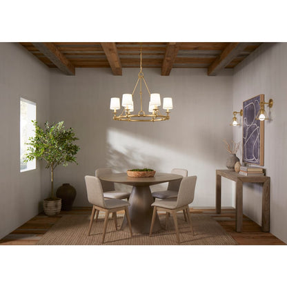 Kohler Lighting Terret 6 Light 36" Wide Taper Candle Ring Chandelier