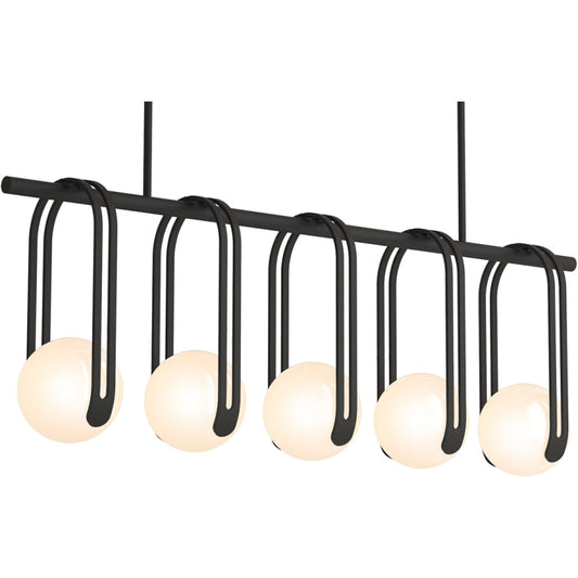 Kohler Lighting Kraga 5 Light 45" Wide Linear Chandelier