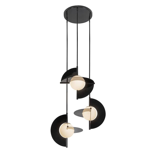 Kuzco Lighting Scorpio 27" Wide LED Abstract Multi Light Pendant with Opal Glass Shades