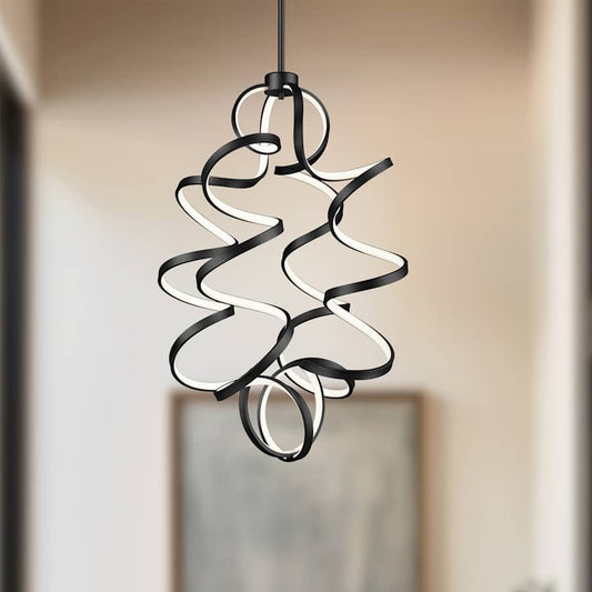 Kuzco Lighting Synergy 35" Tall LED Abstract Chandelier