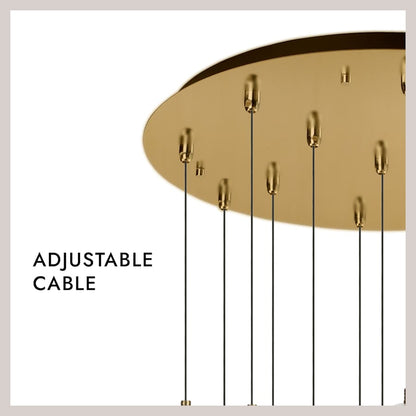 Kuzco Lighting Robson 24" Wide Lantern Chandelier