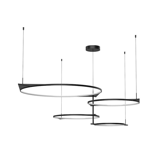 Kuzco Lighting Serif 74" Wide LED Suspension Linear Pendant