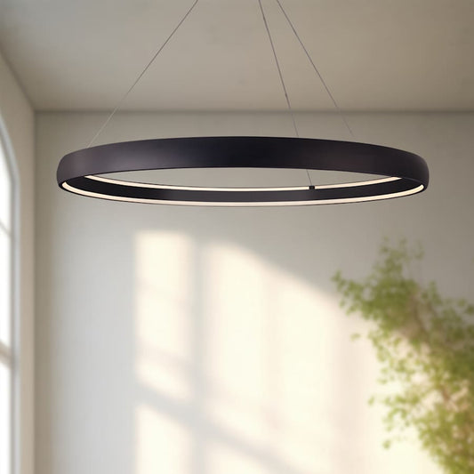 Kuzco Lighting Halo 71" Wide LED Drum Chandelier
