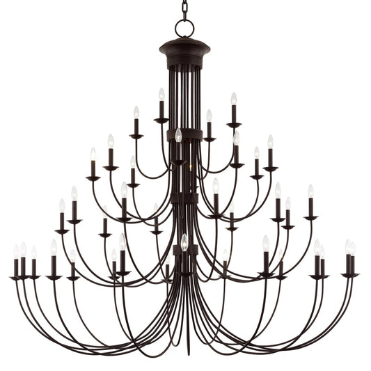Livex Lighting Estate 38 Light 72" Wide Candle Style Chandelier