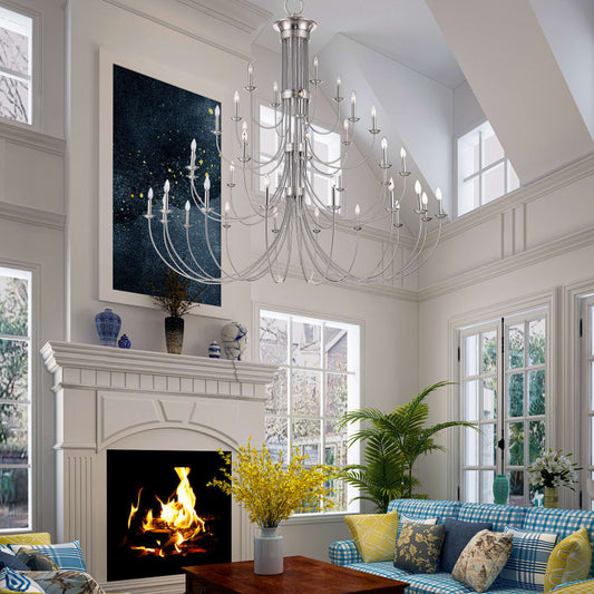 Livex Lighting Estate 38 Light 72" Wide Candle Style Chandelier