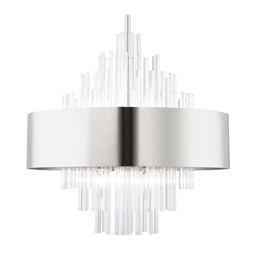 Livex Lighting Orenburg 8 Light 21" Wide Crystal Drum Chandelier